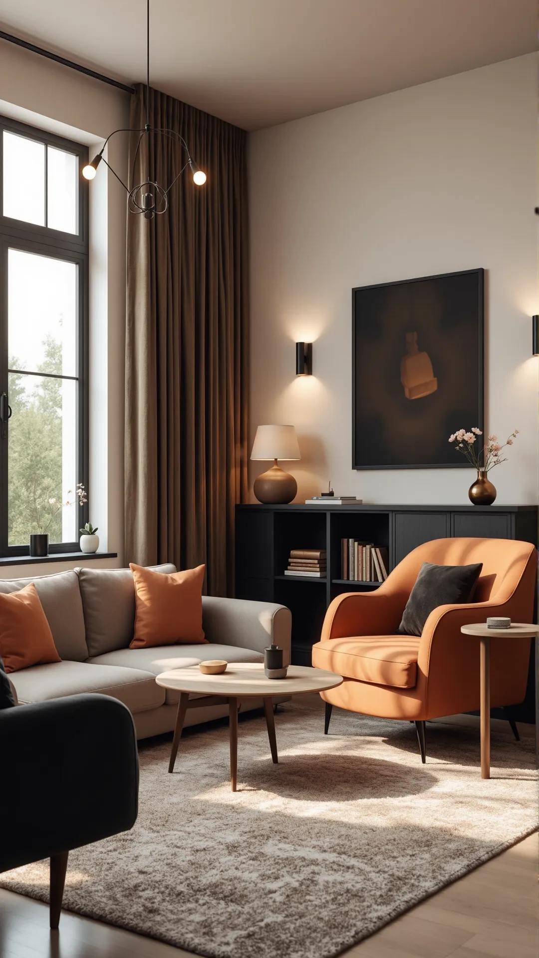 Add Depth with Brown and Black Layered Lighting