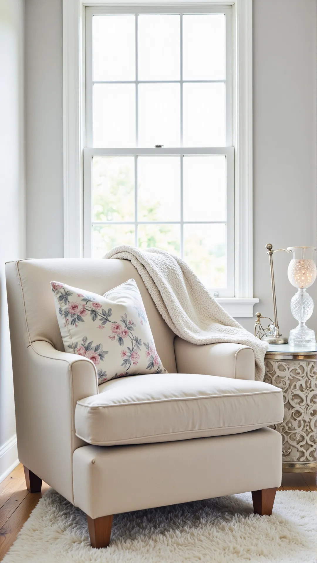 Add a Comforting Element with a Plush Chair