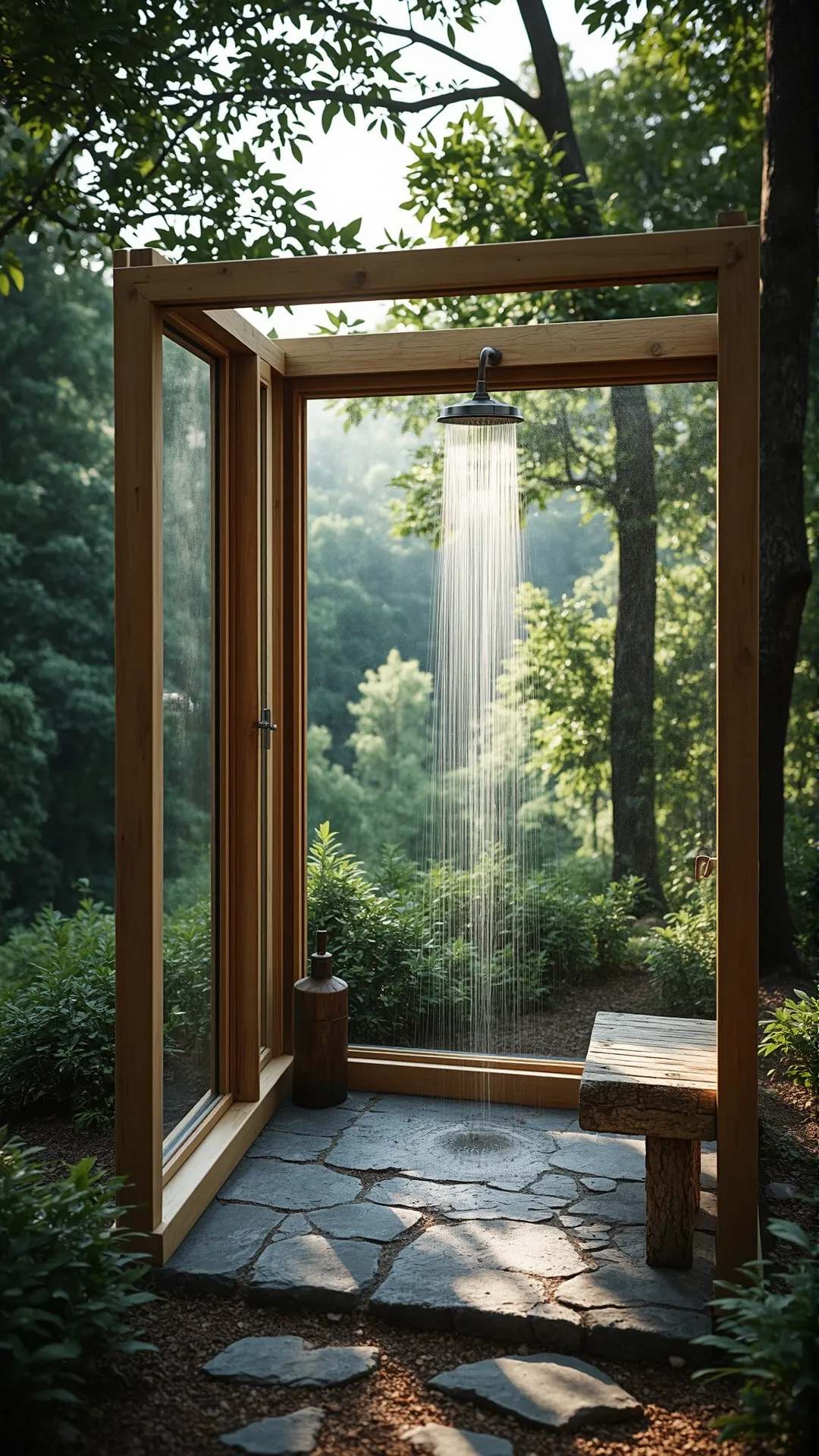Designing a Shower Area with a View