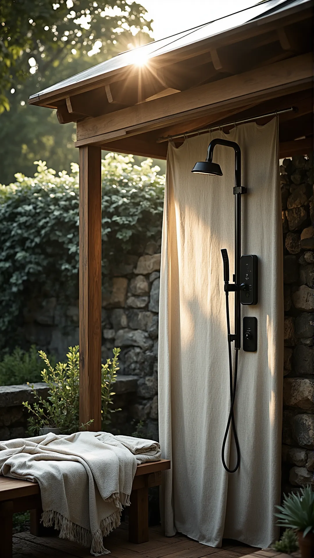 Installing a Solar-Powered Shower Heater